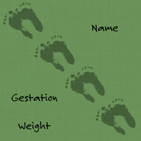 feet blankie grey